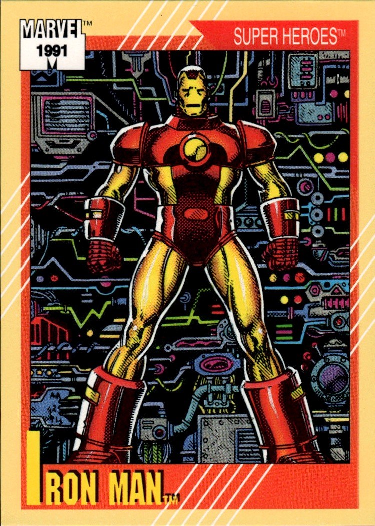 1991 Impel Marvel Universe II #13a Iron Man