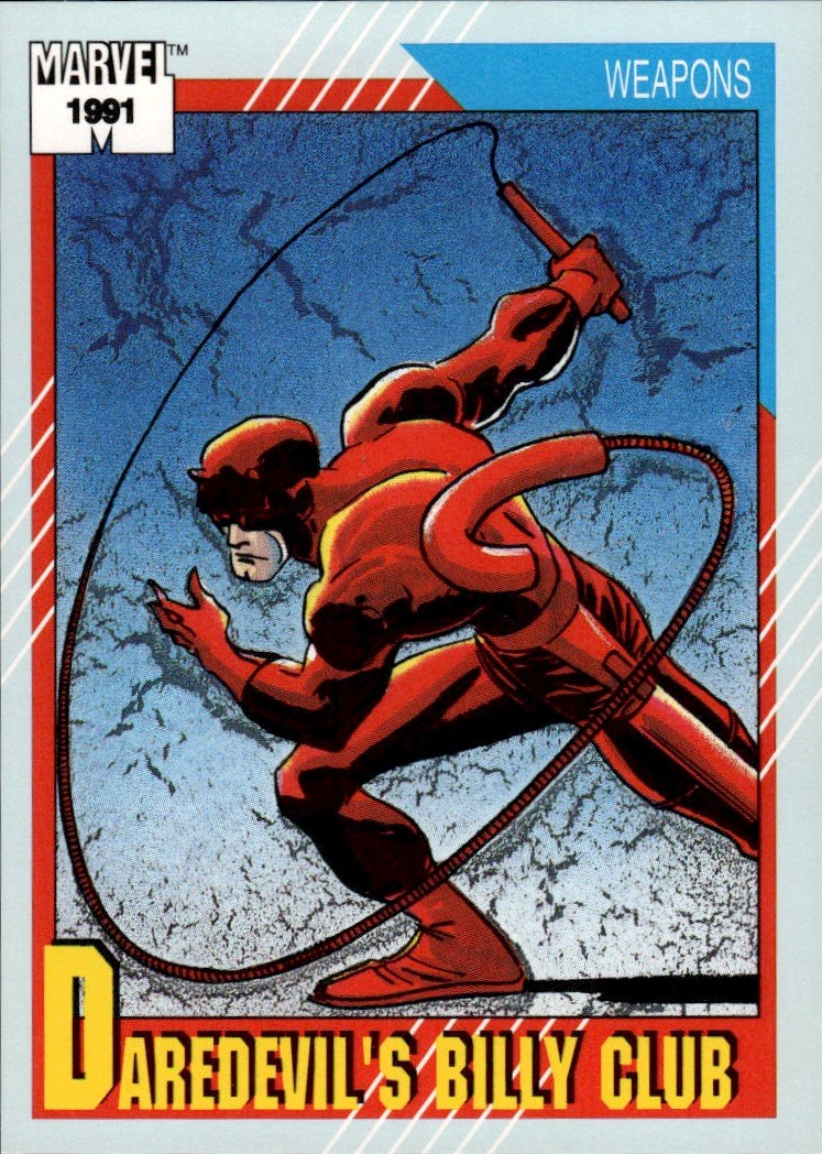 1991 Impel Marvel Universe II #129 Daredevil's Billy Club