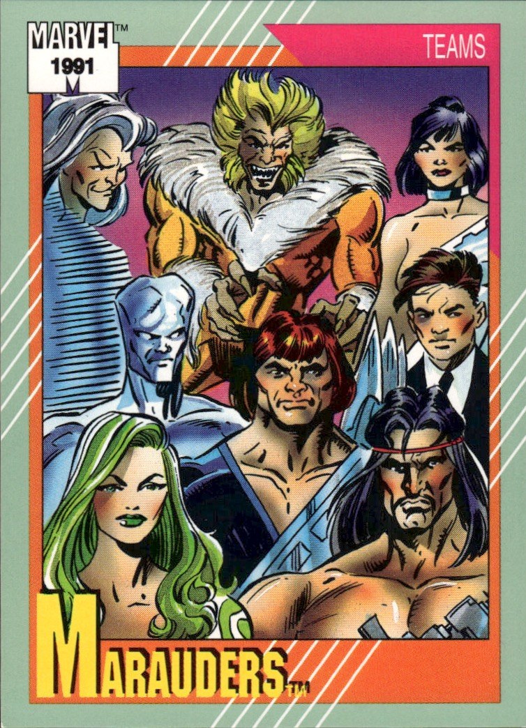 1991 Impel Marvel Universe II #158 Marauders