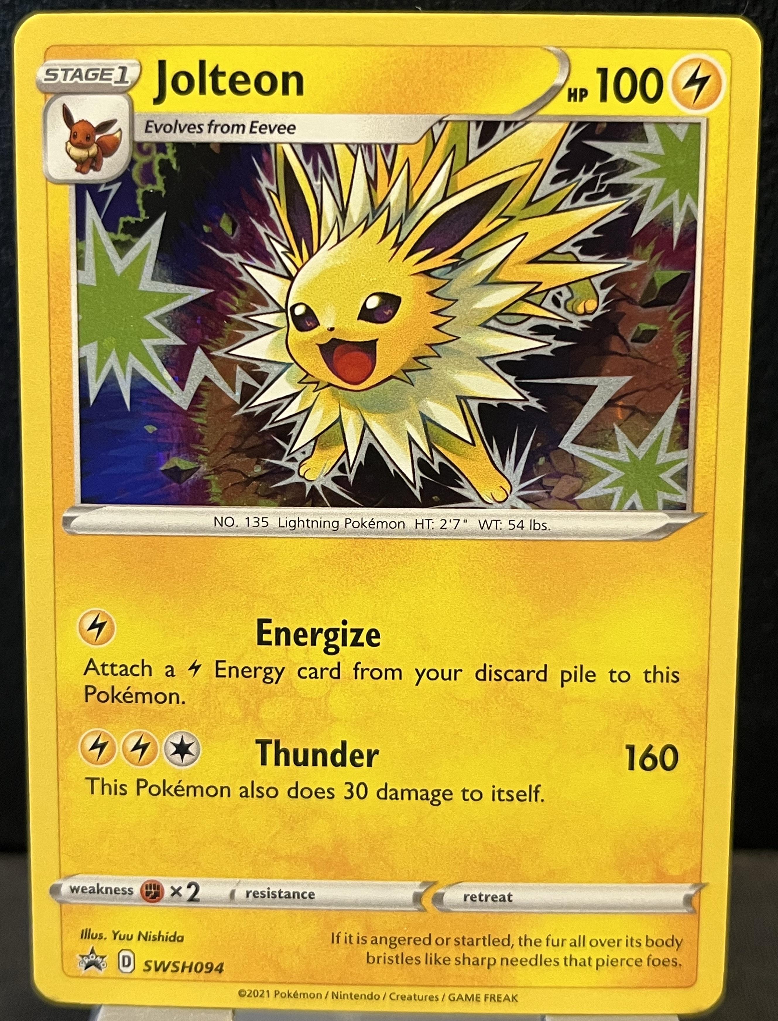 2021 SWSH Black Star Promos Jolteon #SWSH094