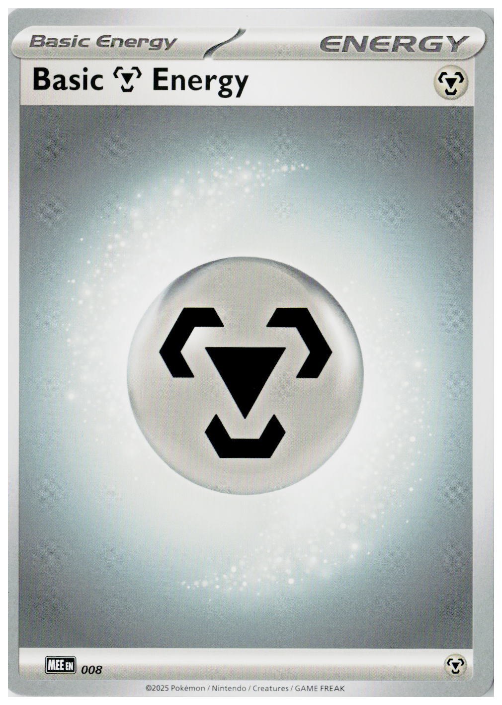 2026 Pokemon MEE: Mega Evolution Energies #8 Basic Metal Energy