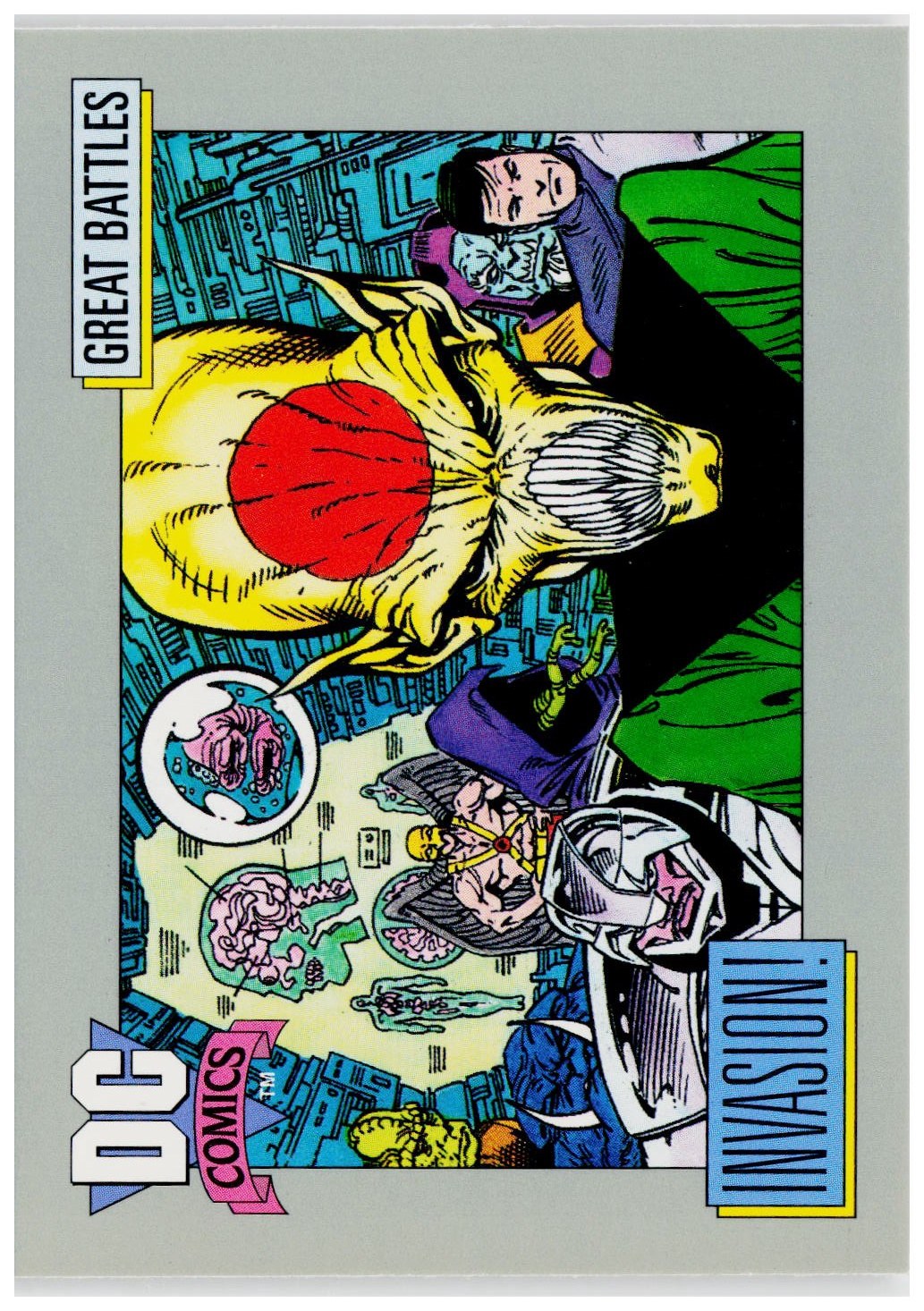 1992 Impel DC Cosmic #154 Invasion!