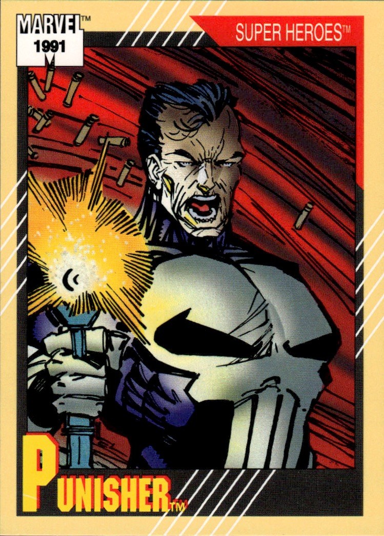1991 Impel Marvel Universe II #14a Punisher