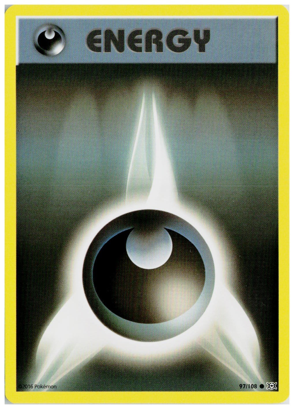 2016 Pokemon XY - Evolutions #97 Darkness Energy