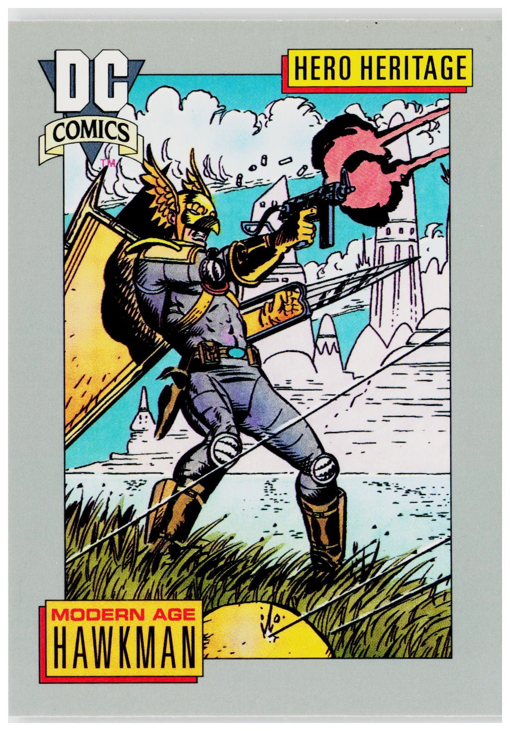 1992 Impel DC Cosmic #12 Hawkman