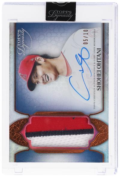 2025 Topps Dynasty Patch Autograph Shohei Ohtani #DAP-SO6 5/10 FACTORY SEALED