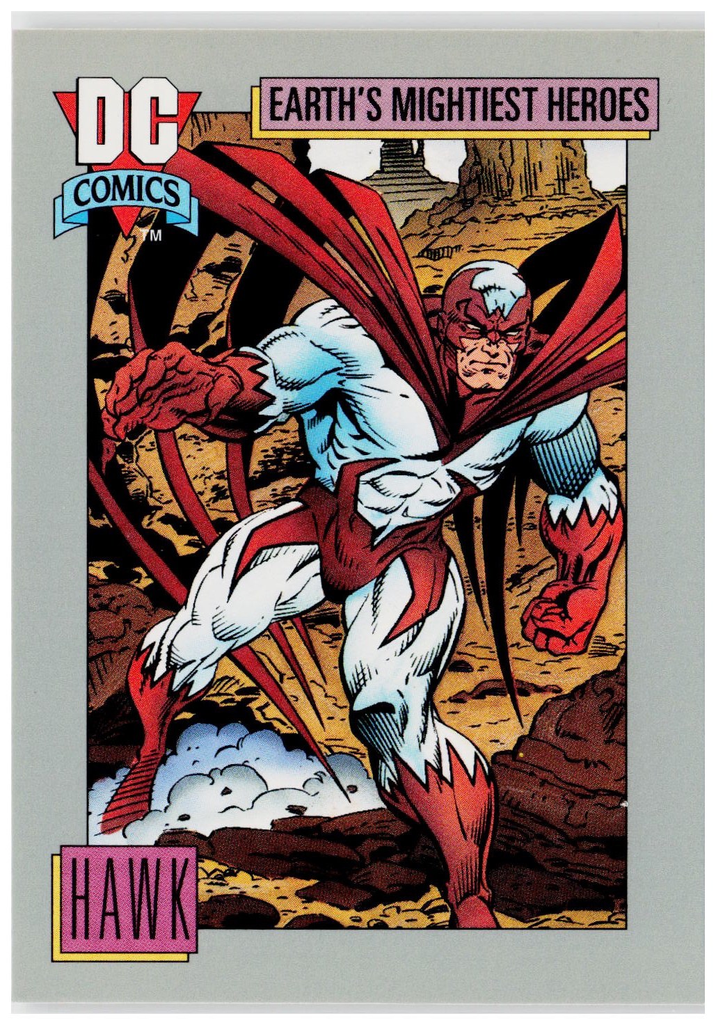 1992 Impel DC Cosmic #55 Hawk
