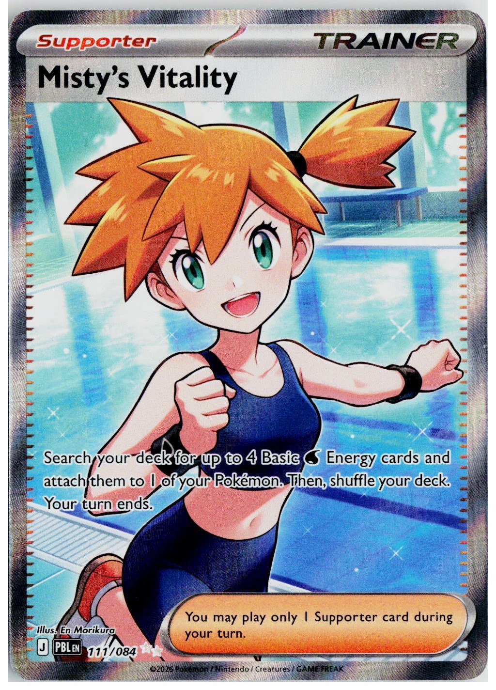 2026 Pokemon ME05: Pitch Black #111 Misty's Vitality