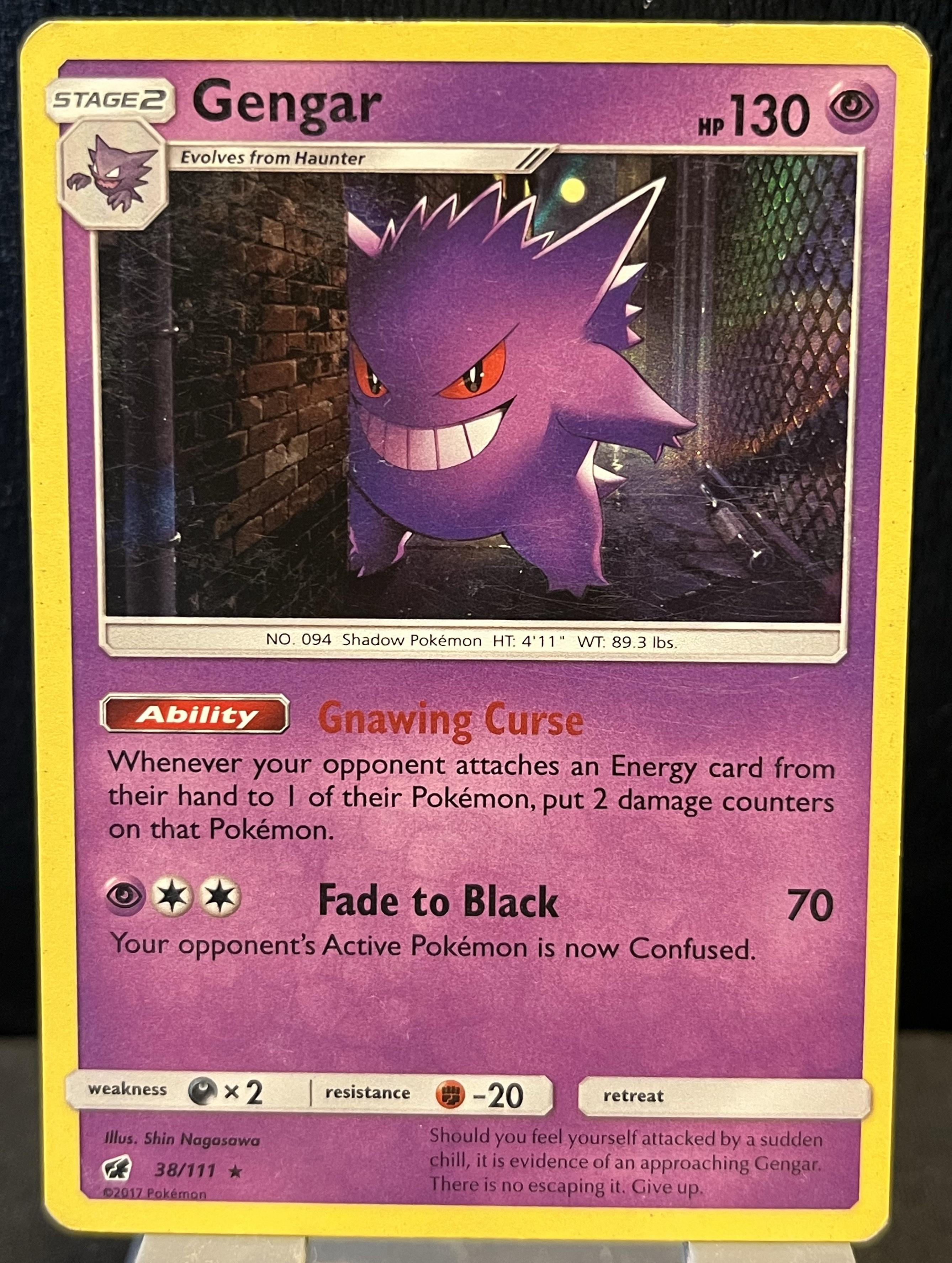2017 Sun & Moon: Crimson Invasion Gengar #38