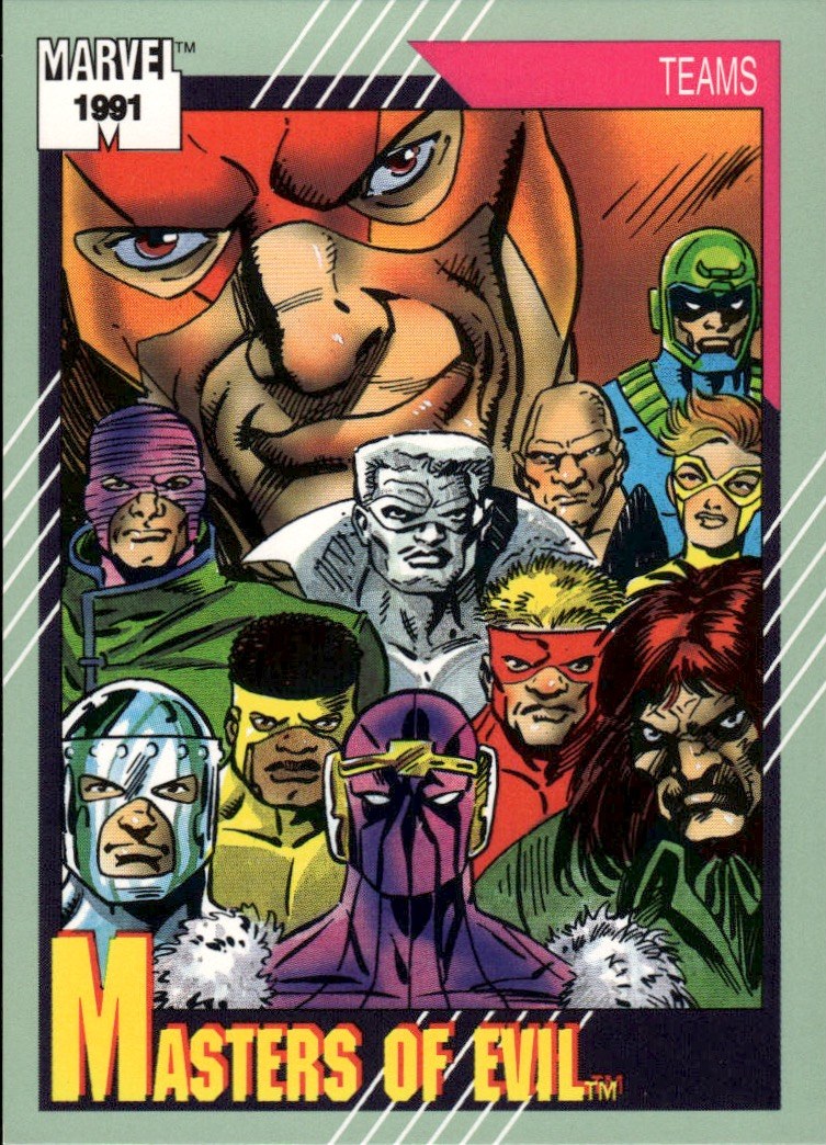 1991 Impel Marvel Universe II #157 Masters of Evil