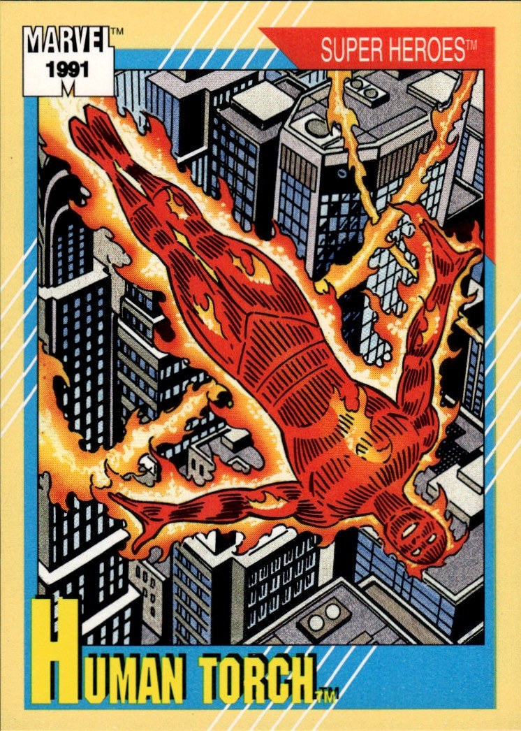 1991 Impel Marvel Universe II #10b Human Torch