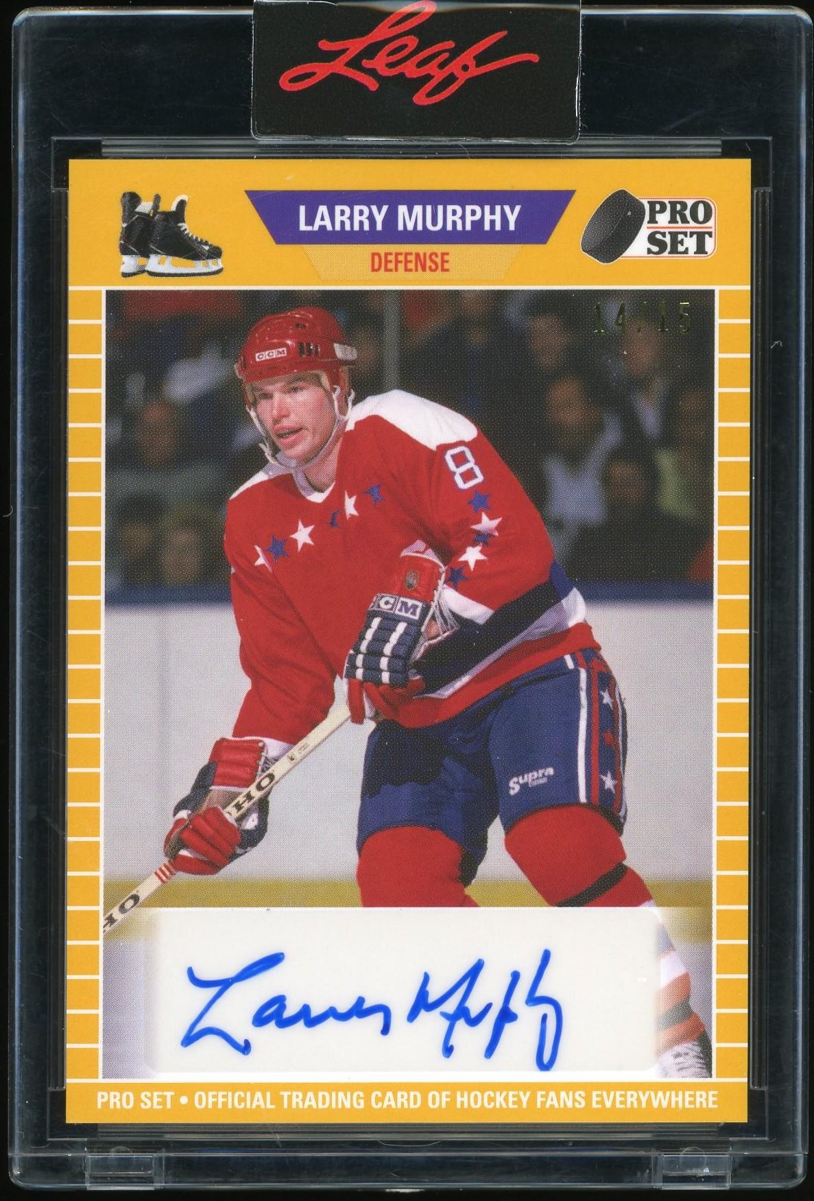 2021 Pro Set Memories Hockey Larry Murphy #A89-LM1