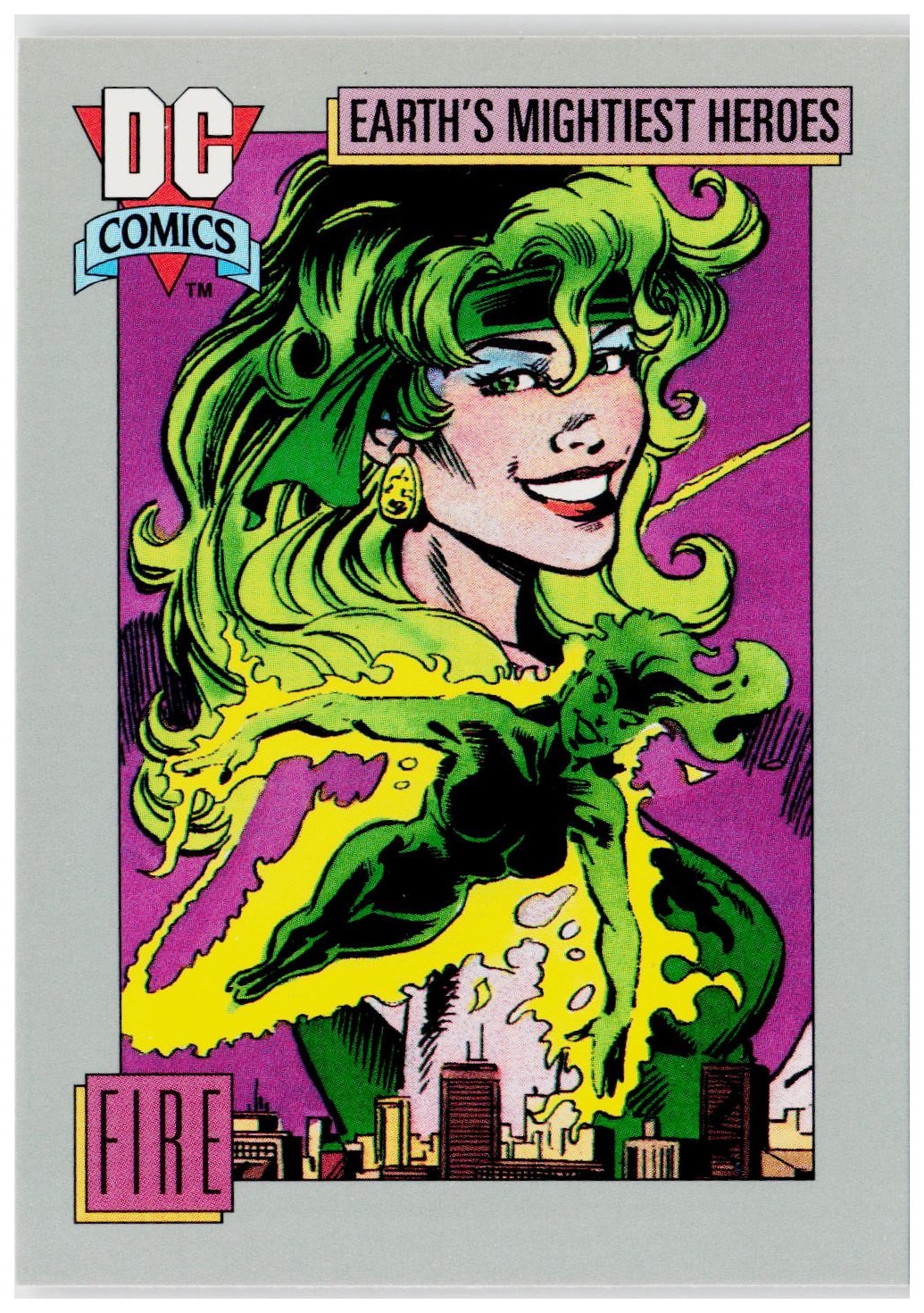 1992 Impel DC Cosmic #48 Fire