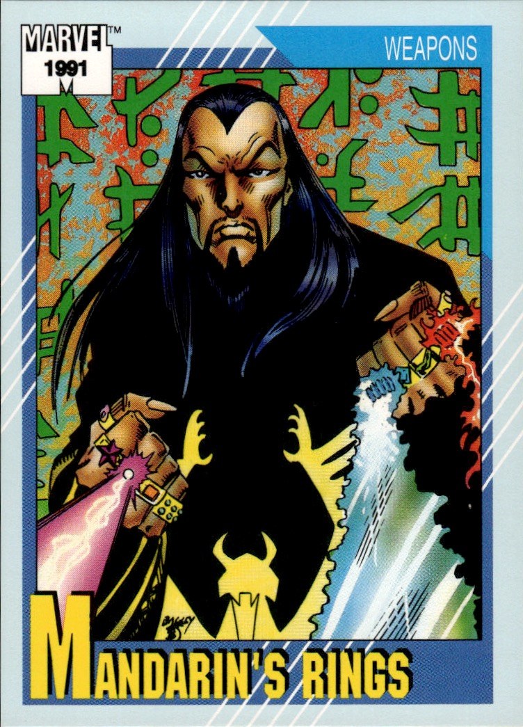 1991 Impel Marvel Universe II #137 Mandarin's Rings