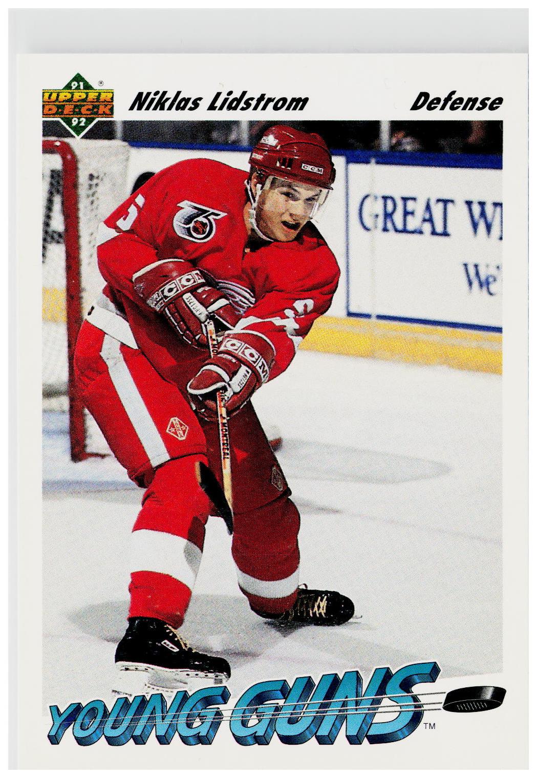 1991-92 Upper Deck Nicklas Lidstrom #587