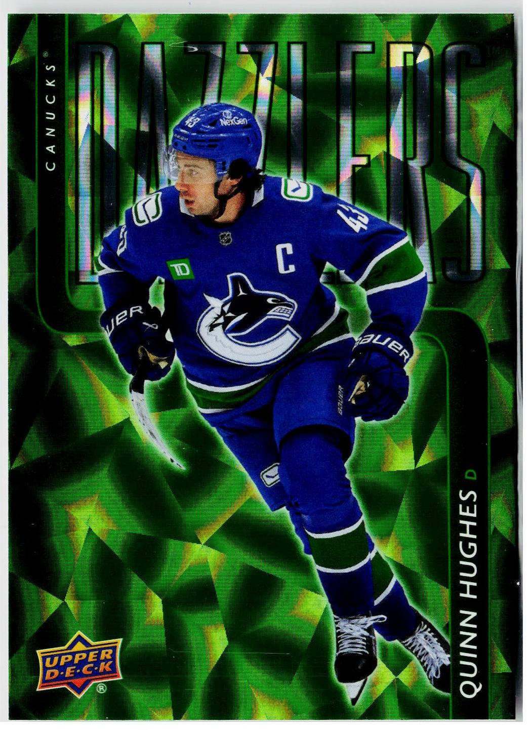 2025-26 Upper Deck Extended Series Hockey Quinn Hughes #DZ-133