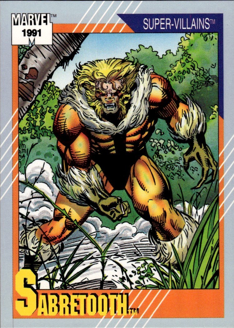 1991 Impel Marvel Universe II #56 Sabretooth