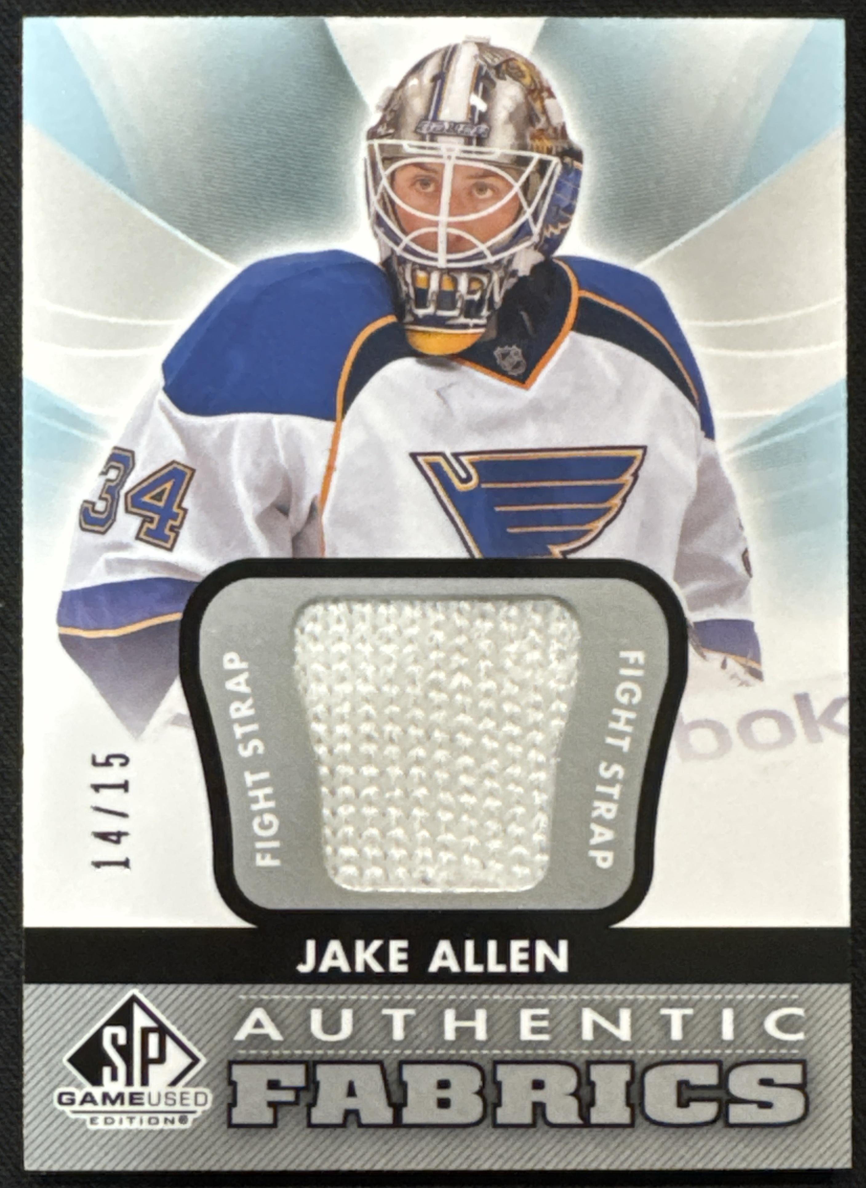 2012-13 SP Game Used Jake Allen #AF-JK