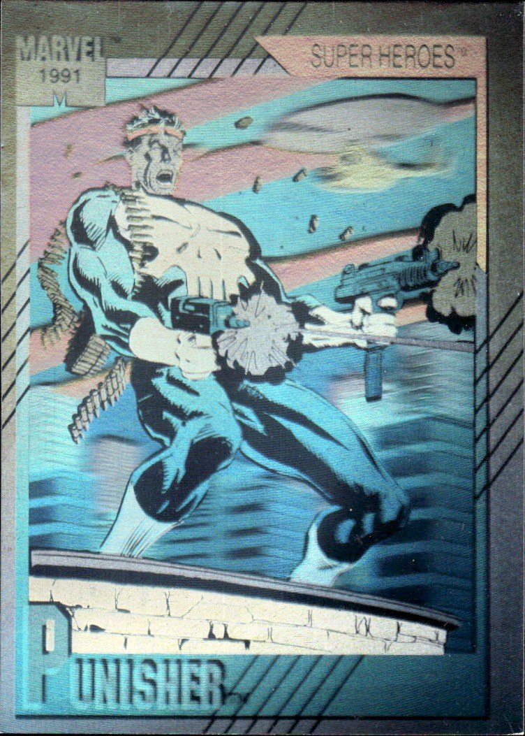 1991 Impel Marvel Universe II #H-3 Punisher Holograms