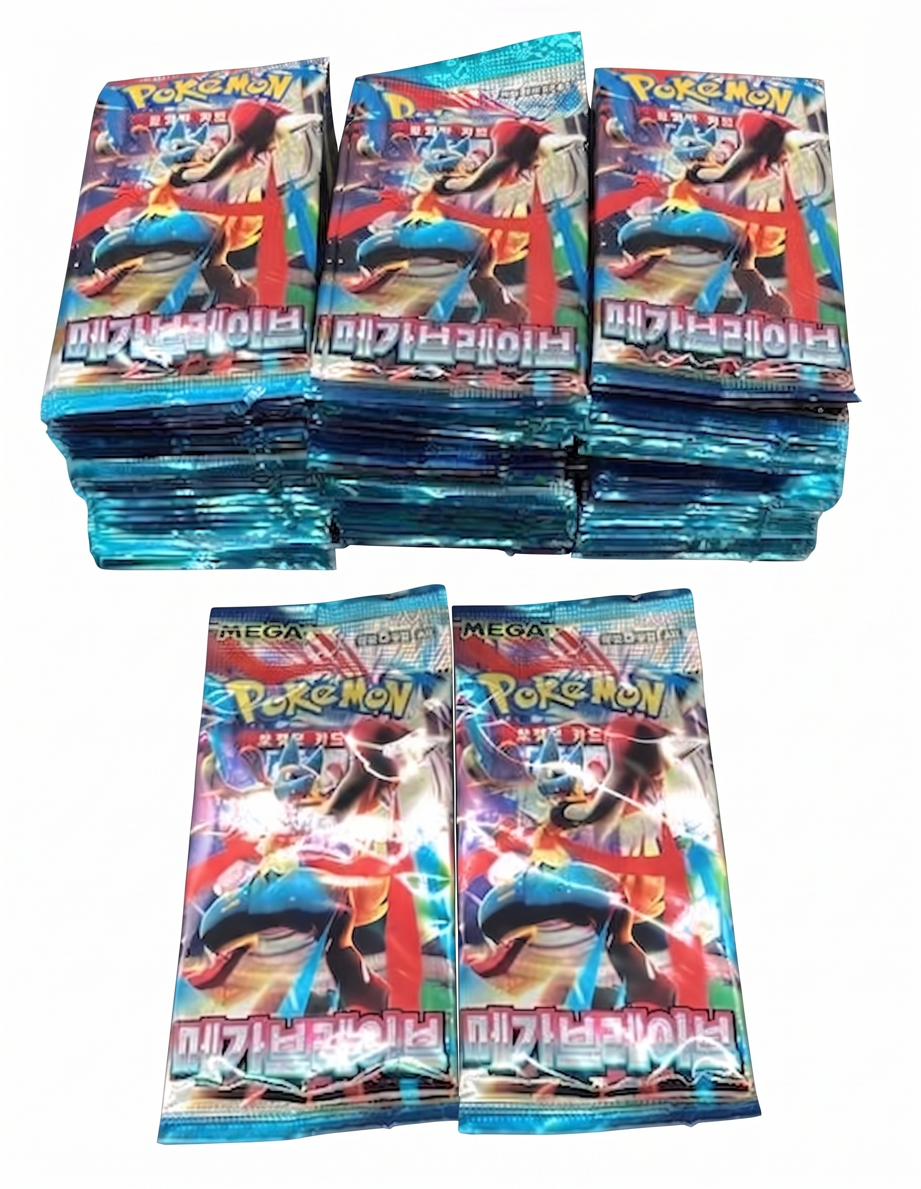 2025 Pokemon TCG Korean M1L Mega Brave Booster Pack Sealed 1 Booster Pack — Factory Sealed