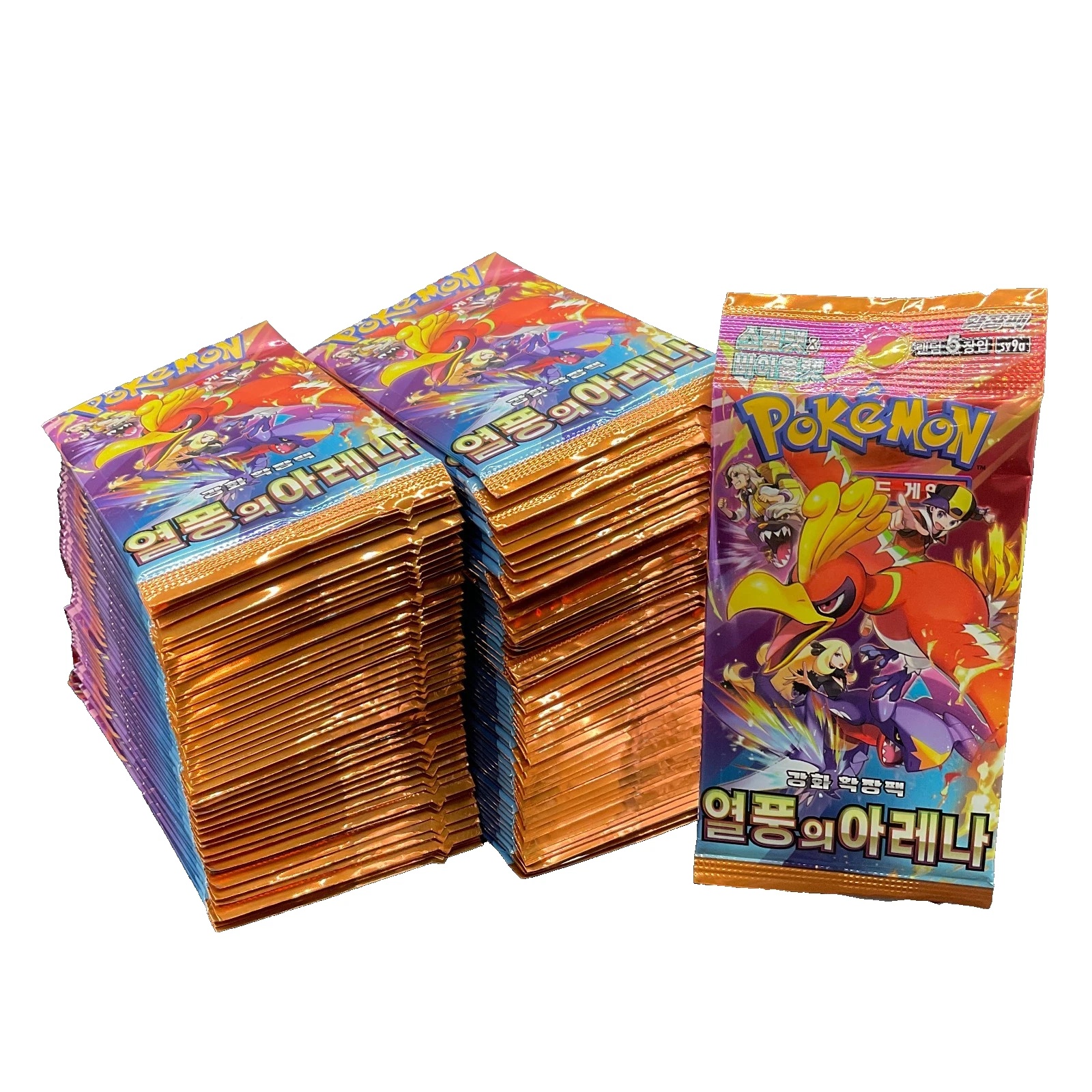 Pokemon Korea 2025 PokeMon TCG Korean SV9a Heat Wave Arena Booster Pack Sealed 5 cards per pack — Factory Sealed